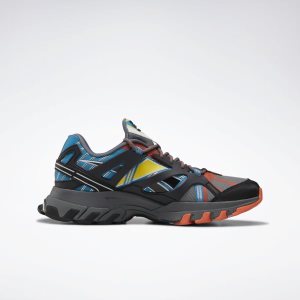 Adidasy Męskie Reebok DMX Trail Shadow Szare/Niebieskie/Pomarańczowe PL 95KDHRL